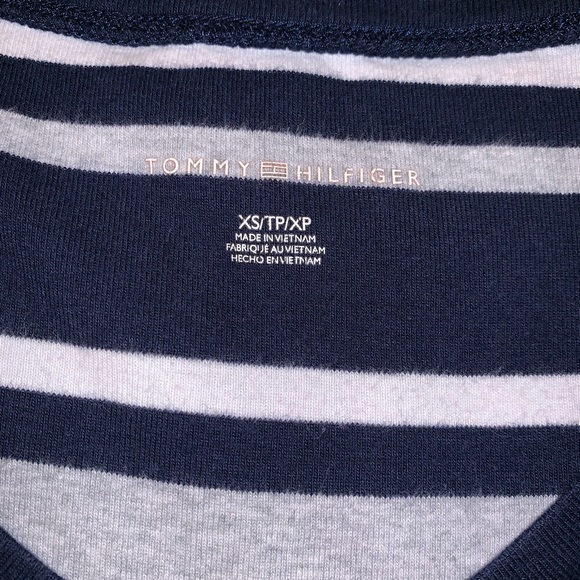 Tommy Hilfiger | Multi-Stripe V-neck T-Shirt - Picture 5 of 6